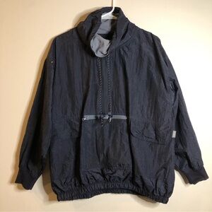 Vintage Esprit Black Windbreaker Jacket